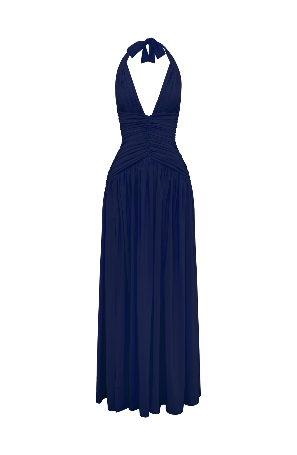Amaia™ - Vestido Largo de Chifón Azul Marino