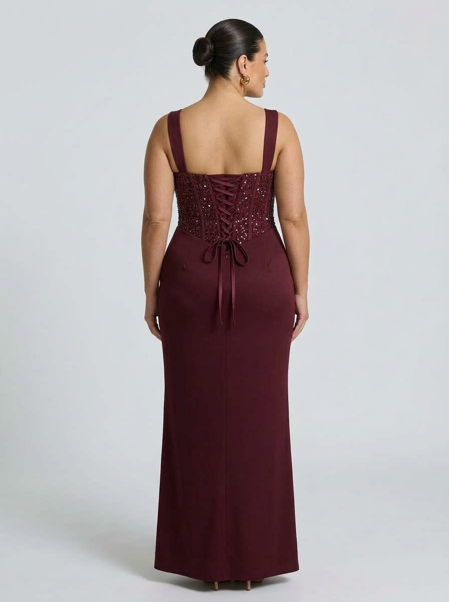 Nai™ - Vestido Largo con Corsé y Faja Compresiva, vista 6