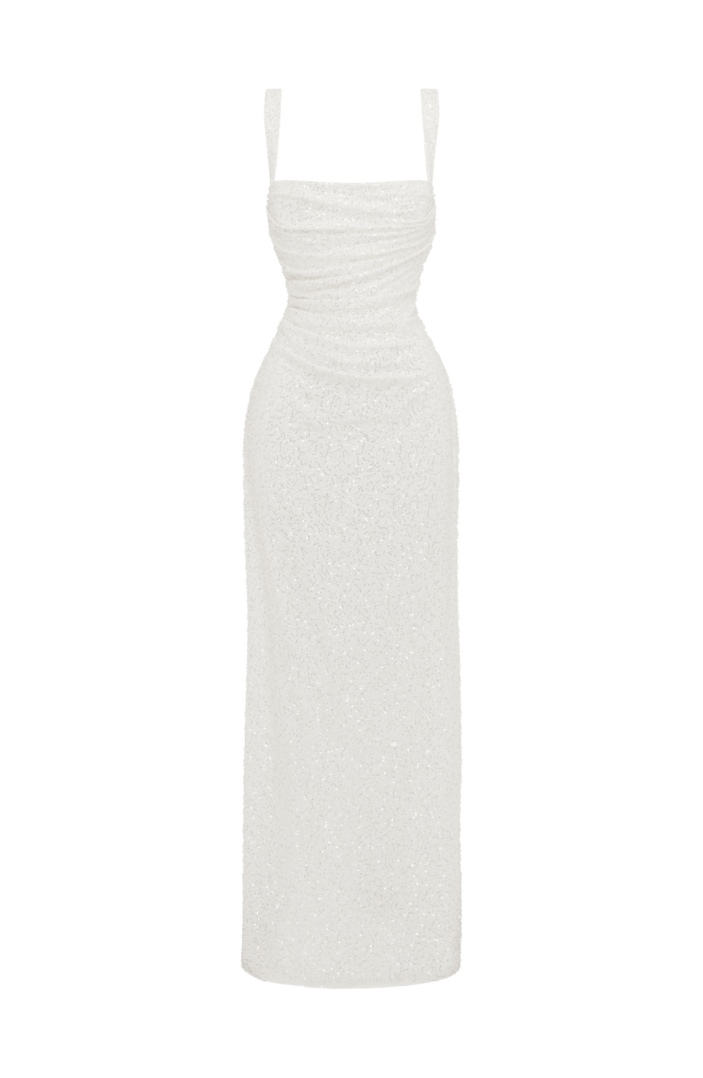 Carlota™ - Vestido Largo Bordado Marfil