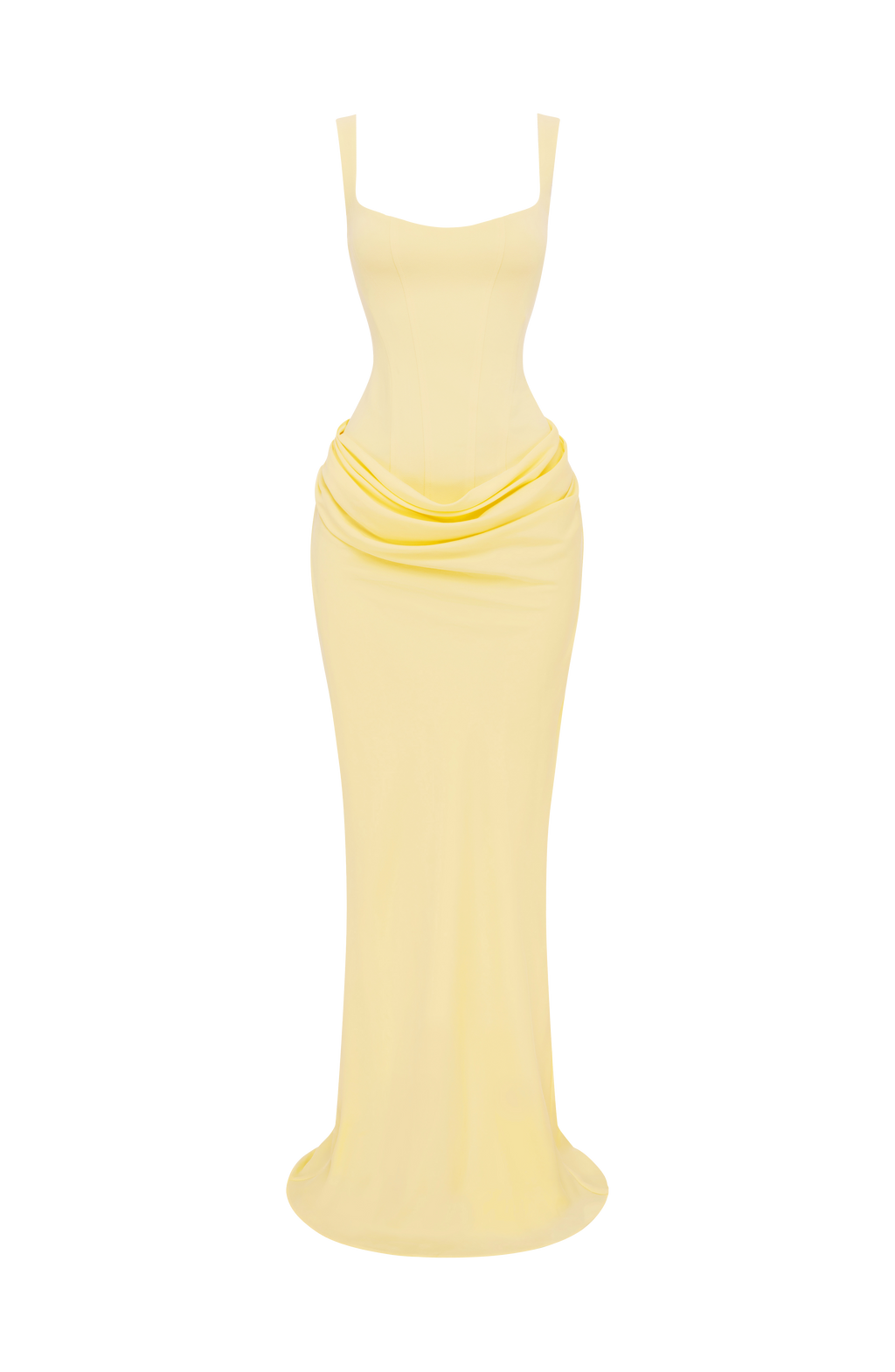 Cornelia™ - Vestido Largo con Corsé Limón