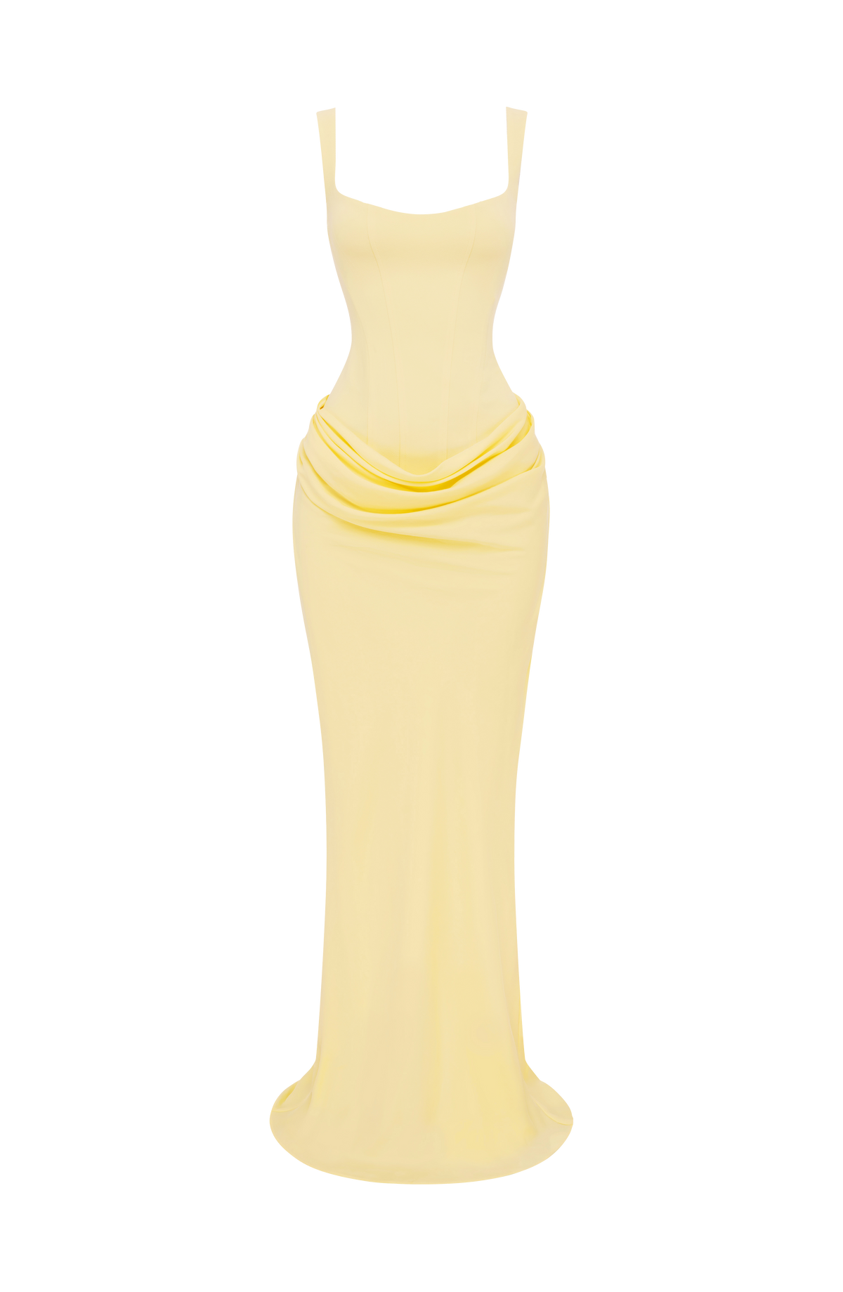 Cornelia™ - Vestido Largo con Corsé Limón