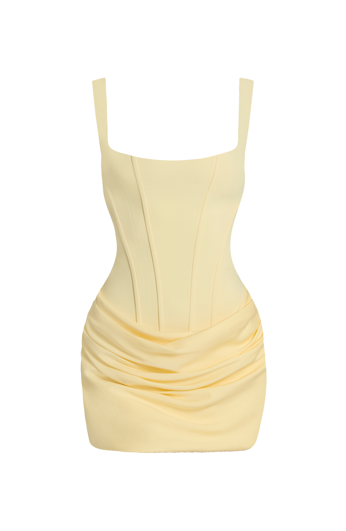 Cornelia™ - Vestido Corto con Corsé Limón