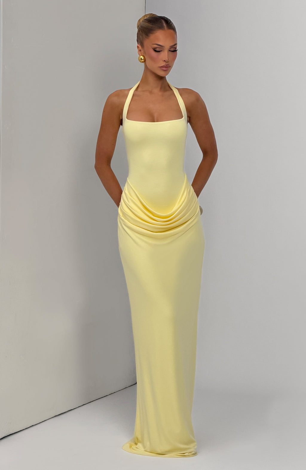 Sonia™ - Vestido Largo de Punto Limón