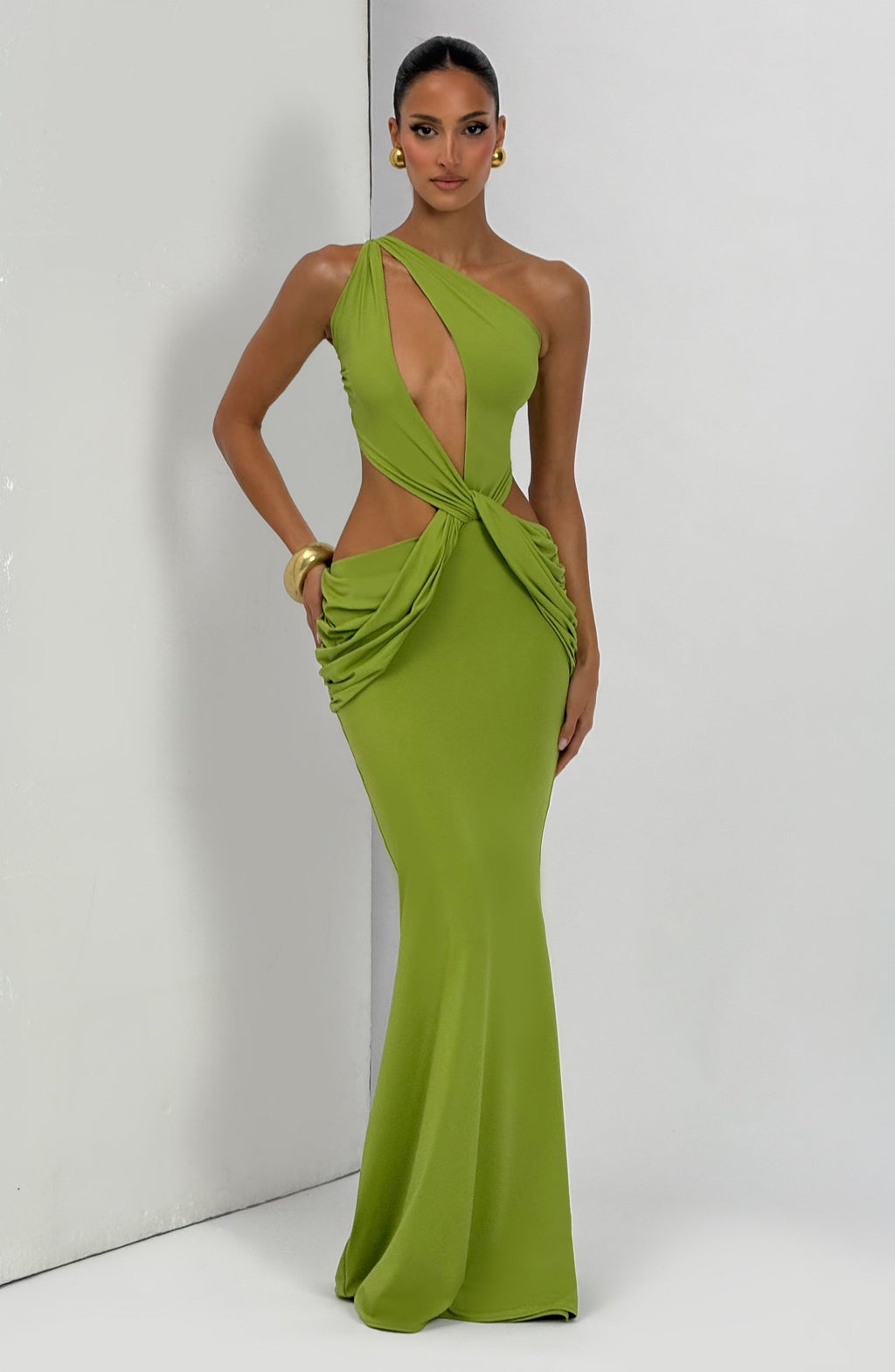 Olivia™ - Vestido Largo de Punto Oliva