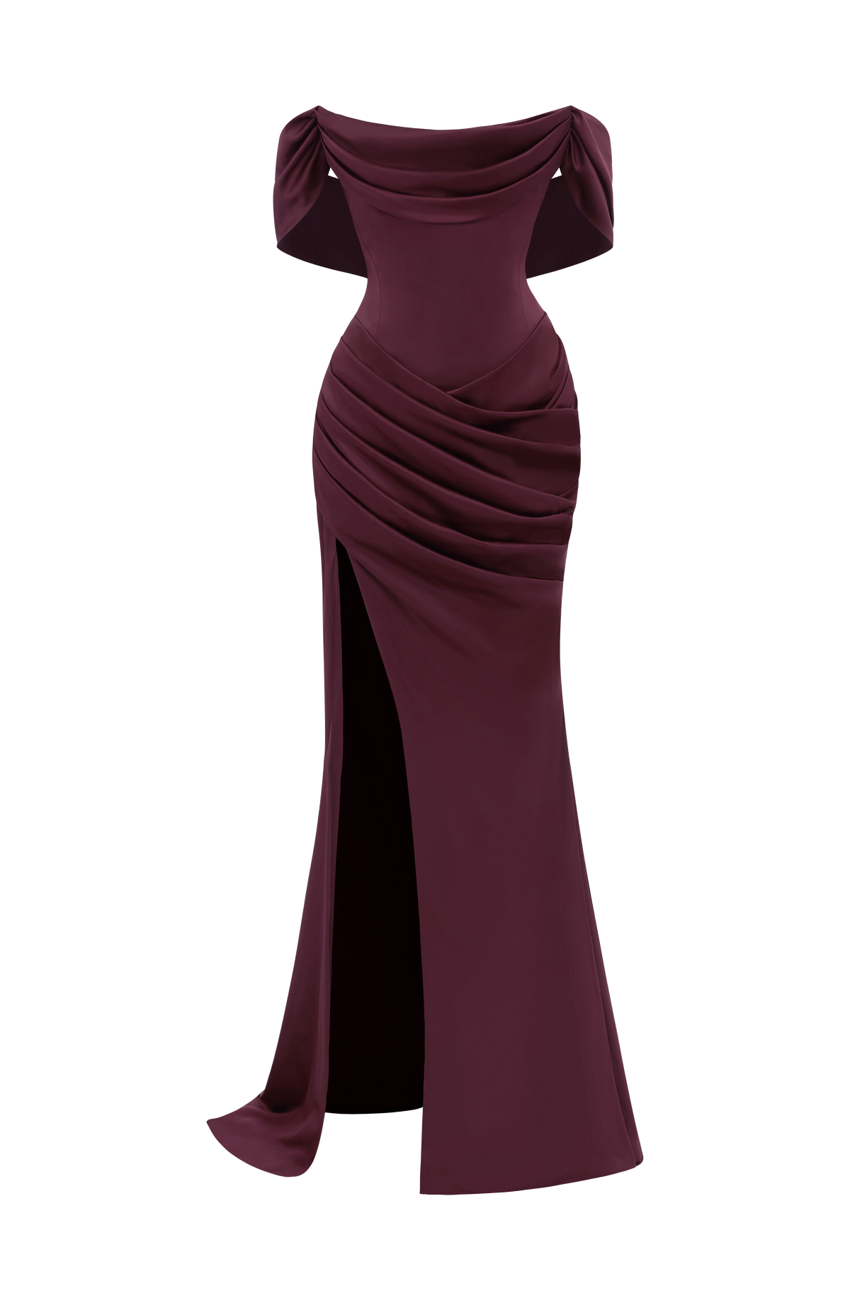 Rita™ - Vestido Largo de Gala Cereza