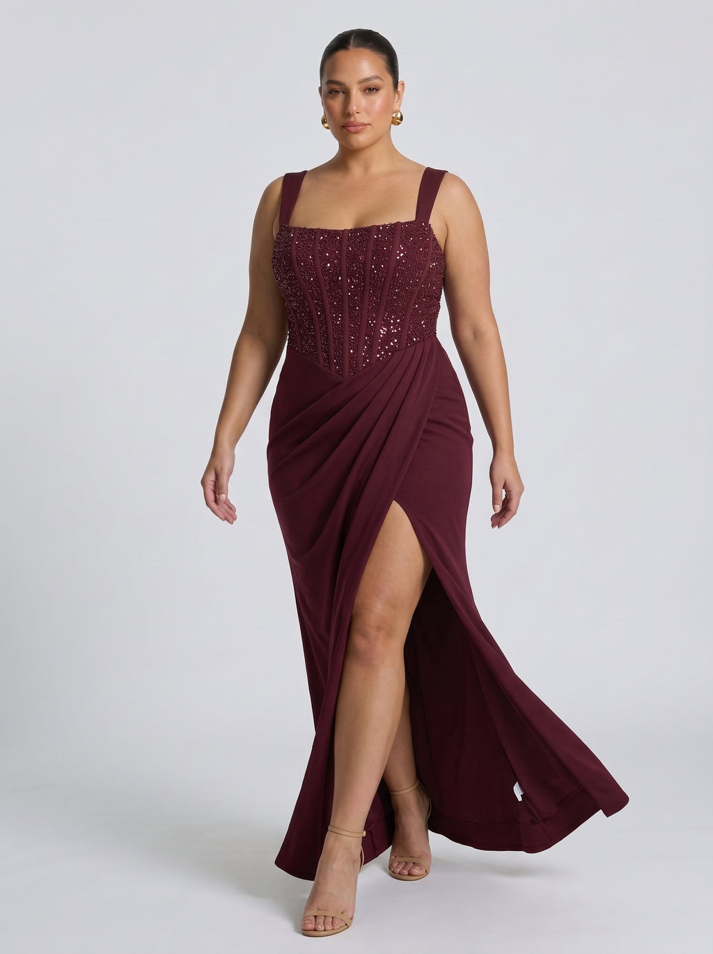 Nai™ - Vestido Largo con Corsé y Faja Compresiva, vista 5