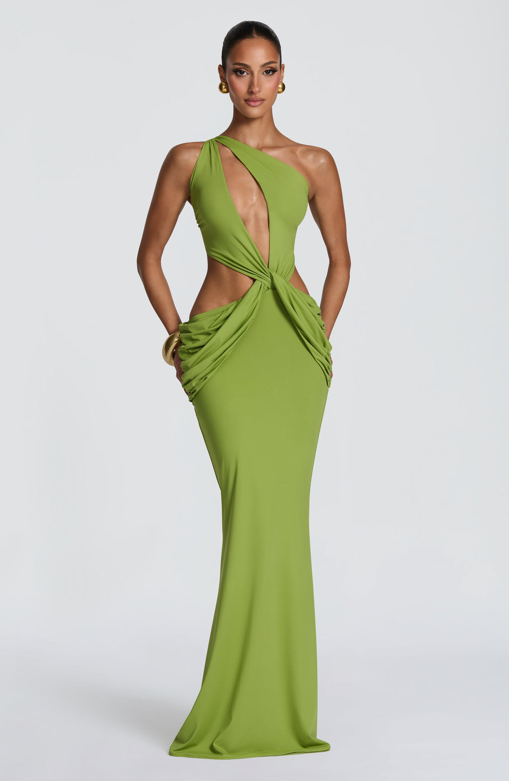 Olivia™ - Vestido Largo de Punto Oliva
