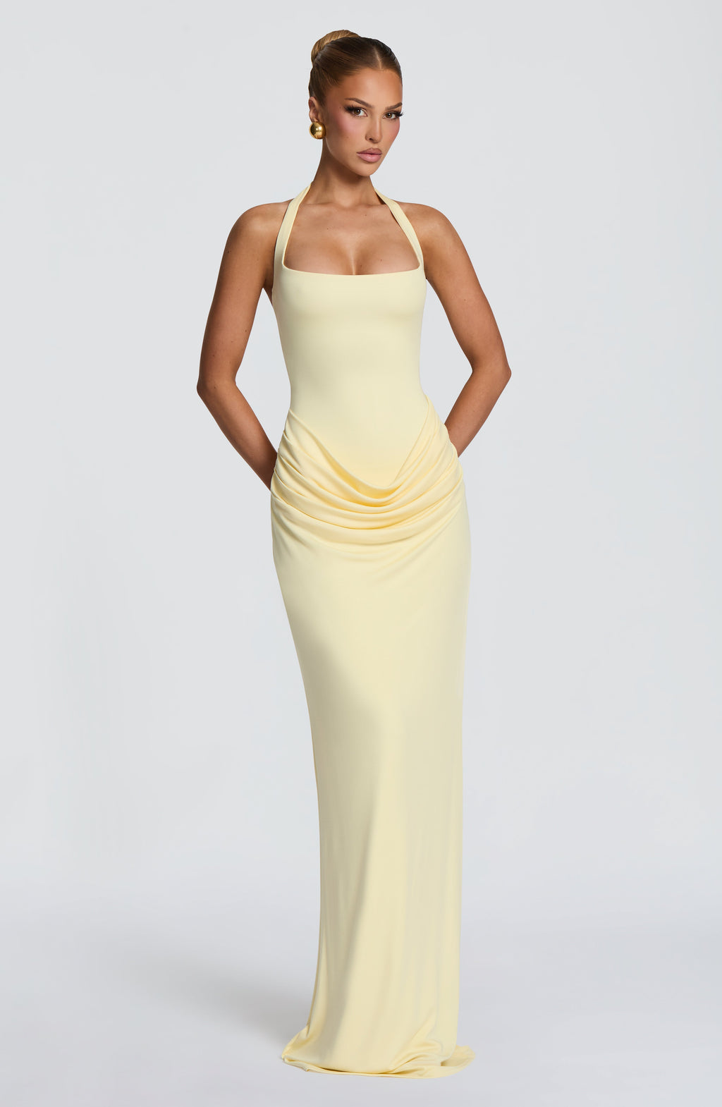 Sonia™ - Vestido Largo de Punto Limón