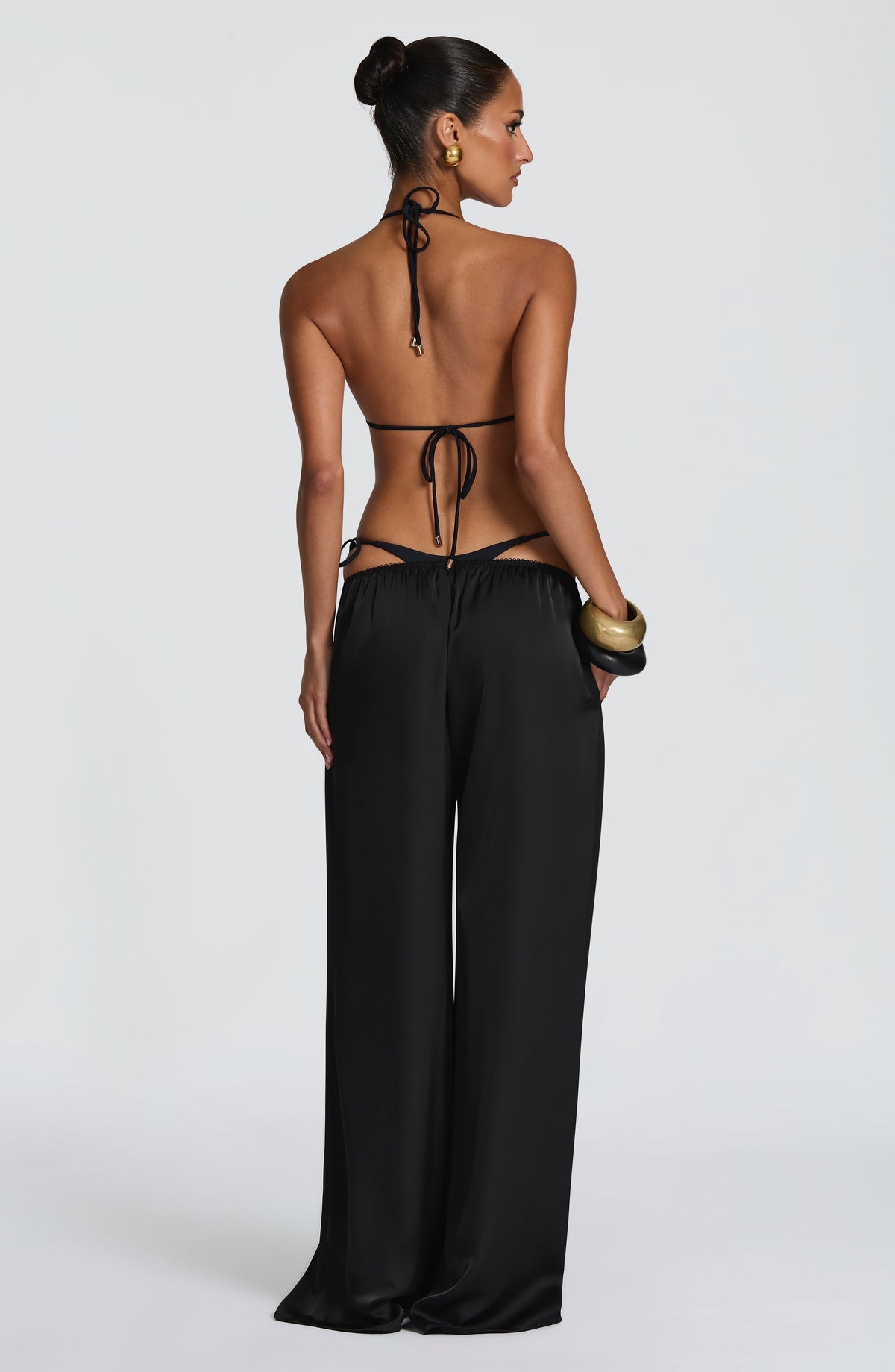 Soraya™ - Pantalón Palazzo de Satén