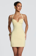 Celia™ - Vestido Corto con Encaje Limón