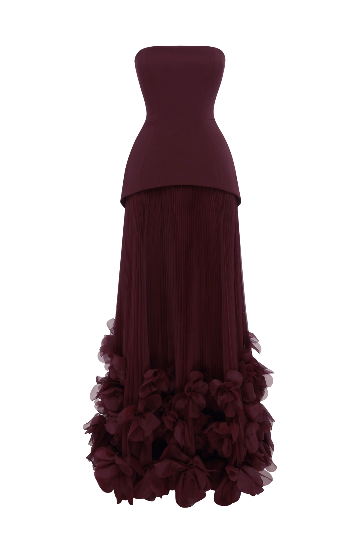 Serena™ - Vestido Largo con Bordado Floral
