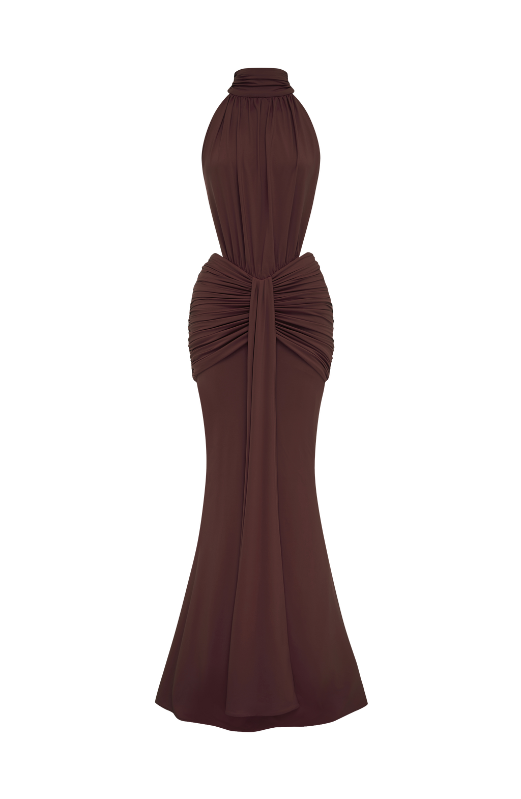 Teresa™ - Vestido Largo de Sirena Ciruela