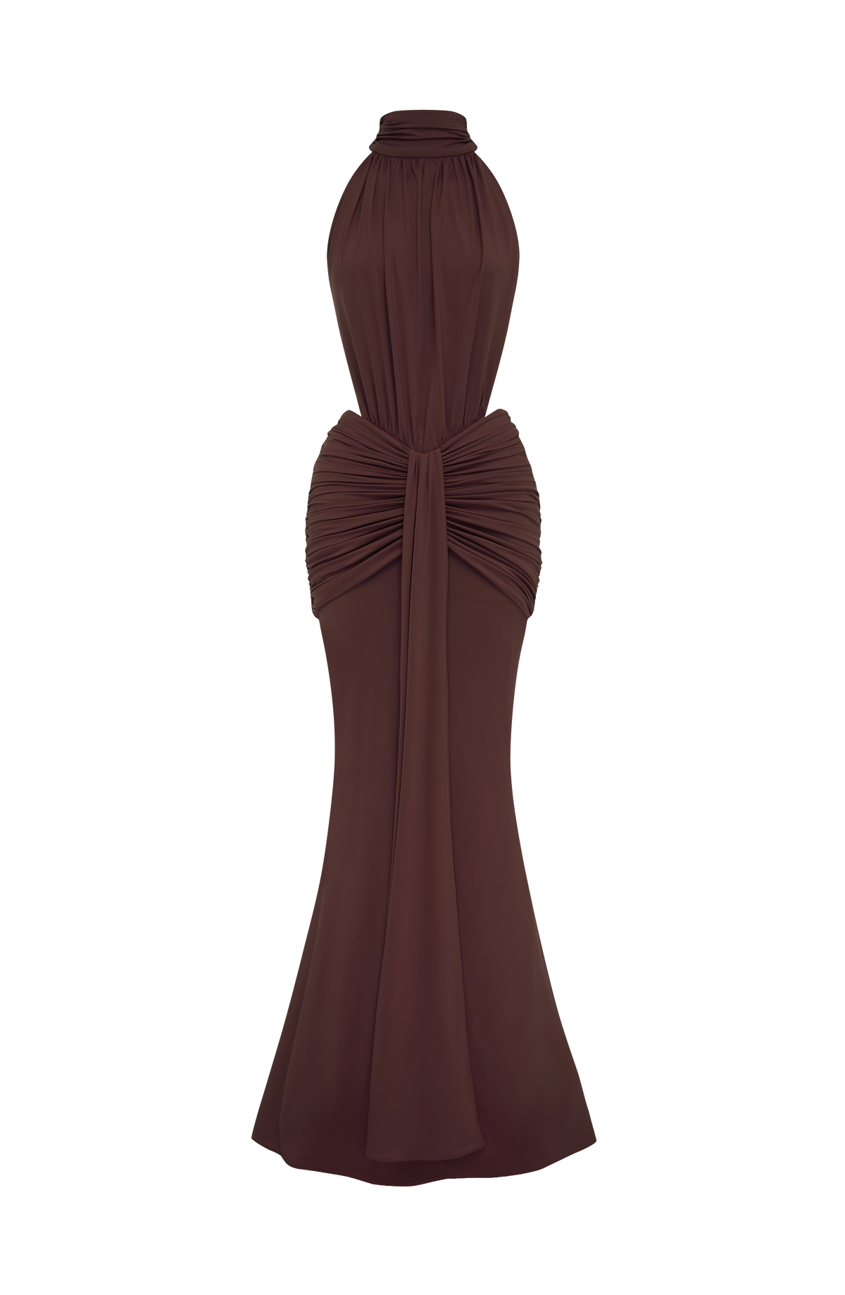 Teresa™ - Vestido Largo de Sirena Ciruela