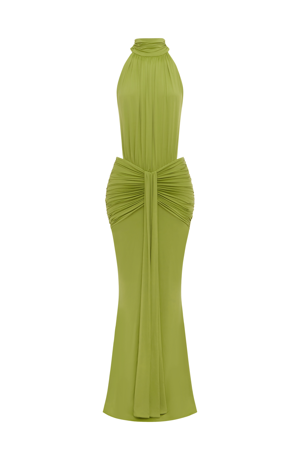 Teresa™ - Vestido Largo de Sirena Oliva