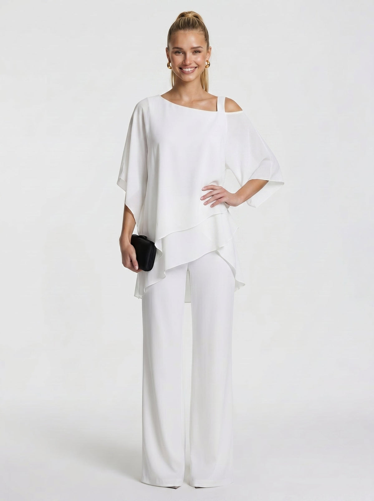 Leticia™ - Conjunto de Capas y Palazzo