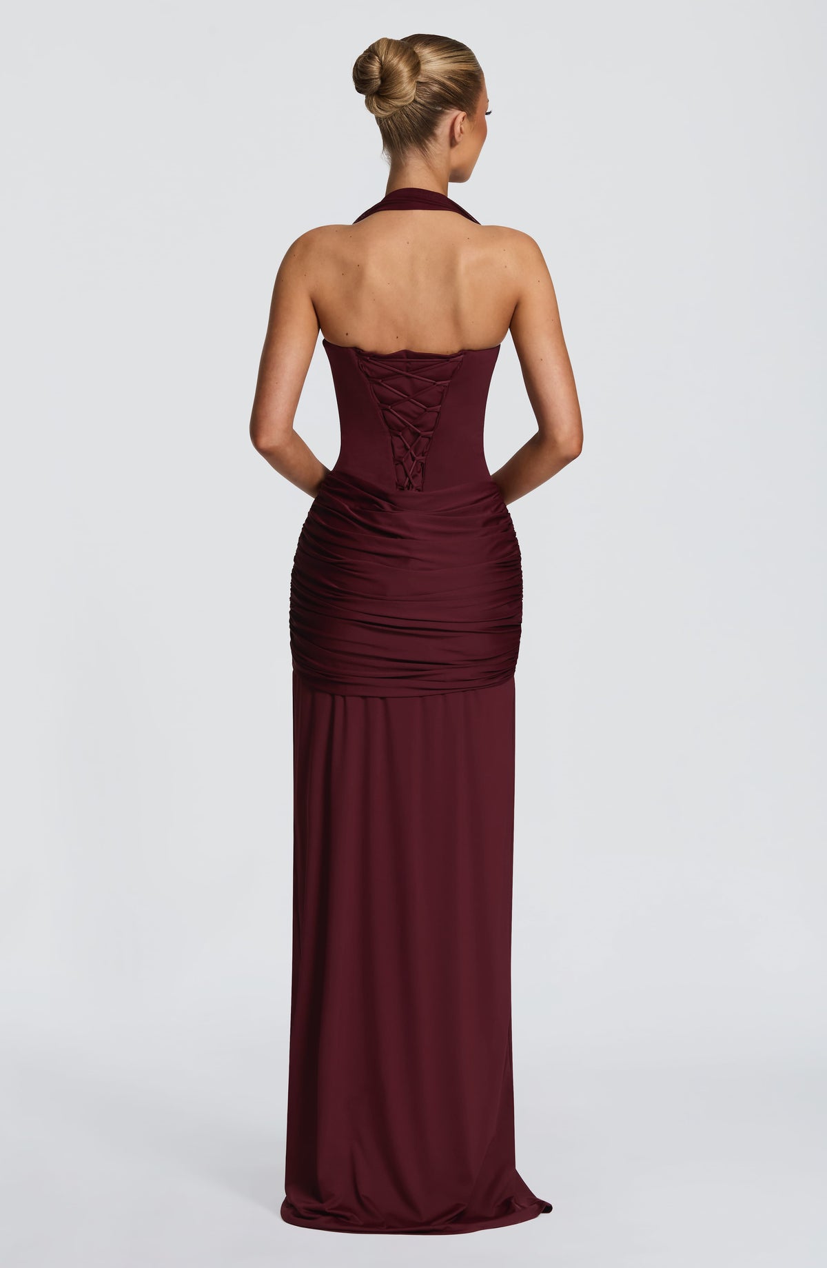Gema™ - Vestido Largo de Punto Cereza