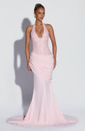 Talía™ - Vestido Largo de Gala Rosa