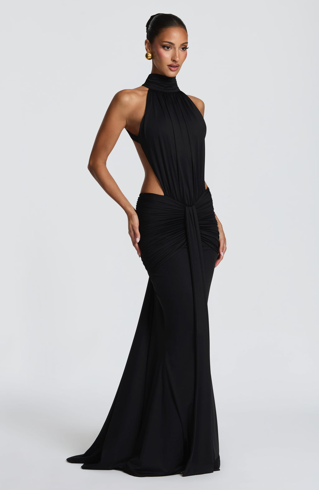 Teresa™ - Vestido Largo de Sirena Negro