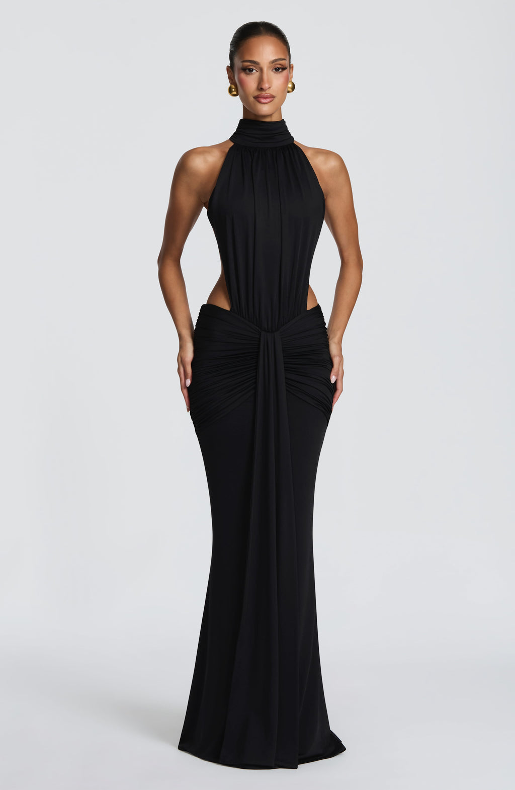 Teresa™ - Vestido Largo de Sirena Negro