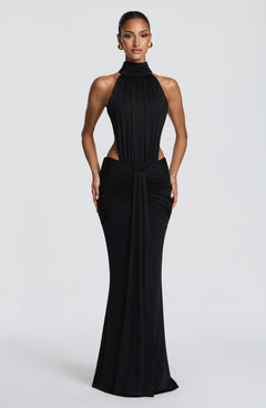 Teresa™ - Vestido Largo de Sirena Negro