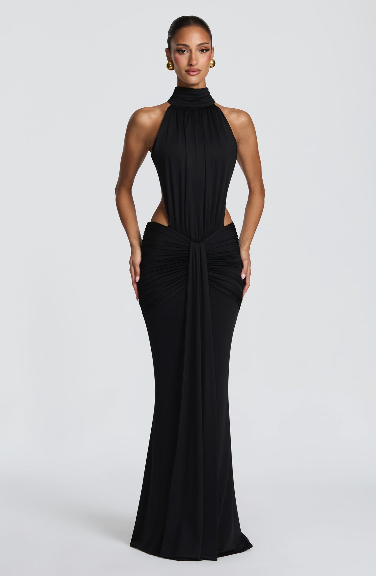 Teresa™ - Vestido Largo de Sirena Negro