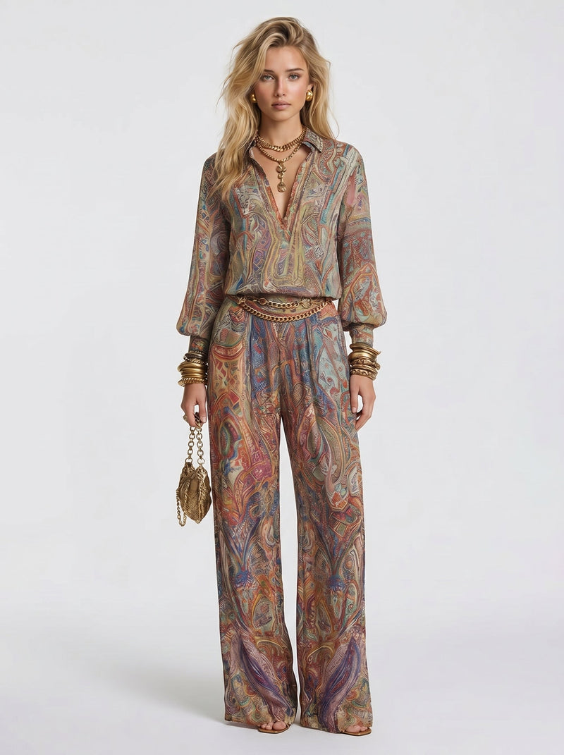 Maya™ - Conjunto de Estampado Paisley