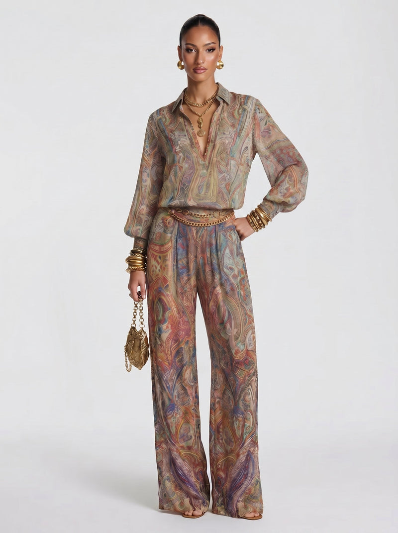 Maya™ - Conjunto de Estampado Paisley